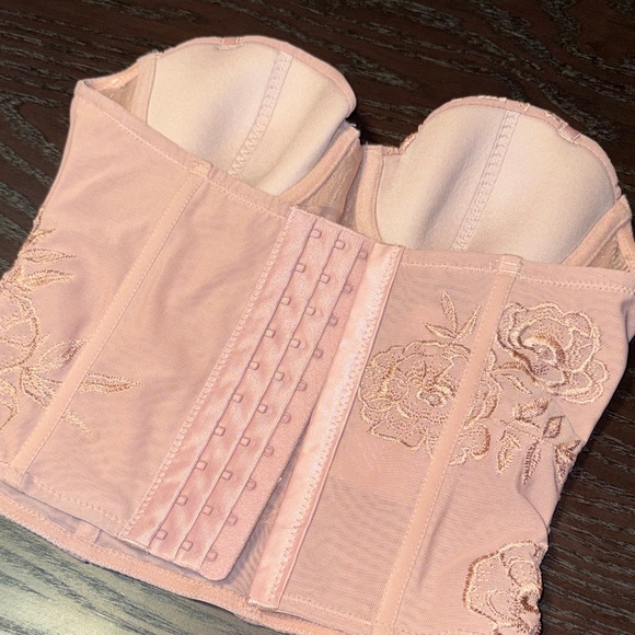 Dynamite Blush Lace Bustier - Picture 9 of 10